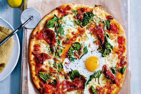 bánh pizza florentine