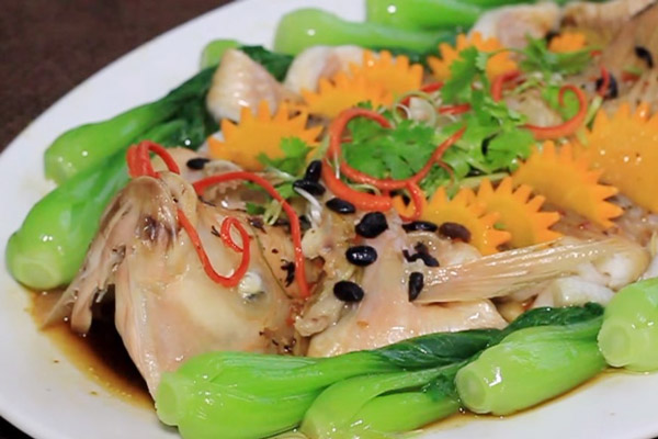 Cá diêu hồng hấp