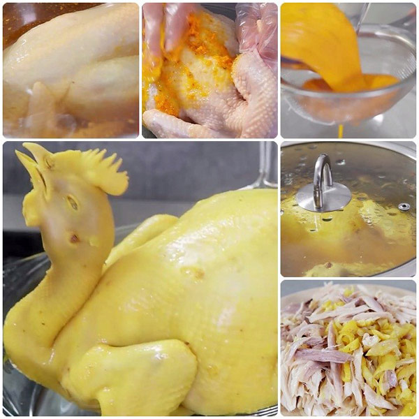  Các bước chế biến gà