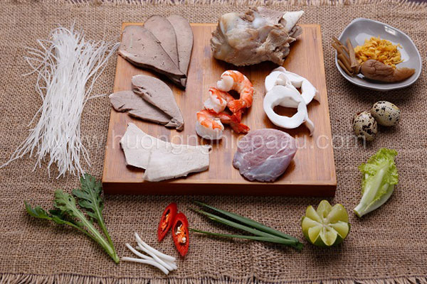 Nguyên liệu nấu hủ tiếu
