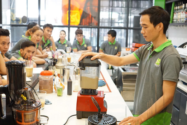 Phòng học Barista hiện đại