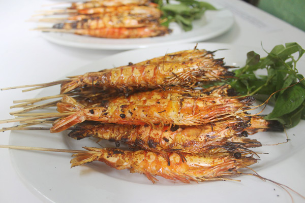 Tôm nướng muối ớt 