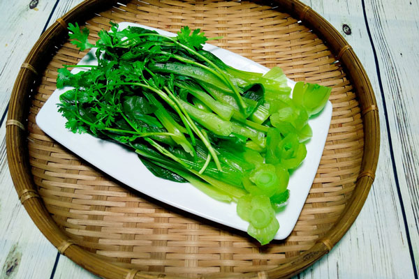 Cải thìa luộc