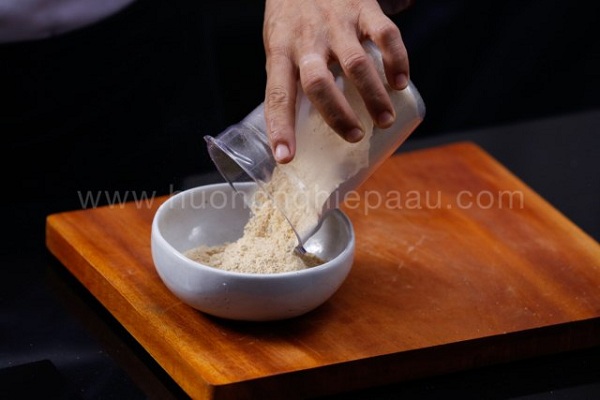 trộn muối để rang baba