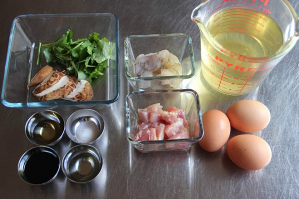 Nguyên liệu làm chawanmushi