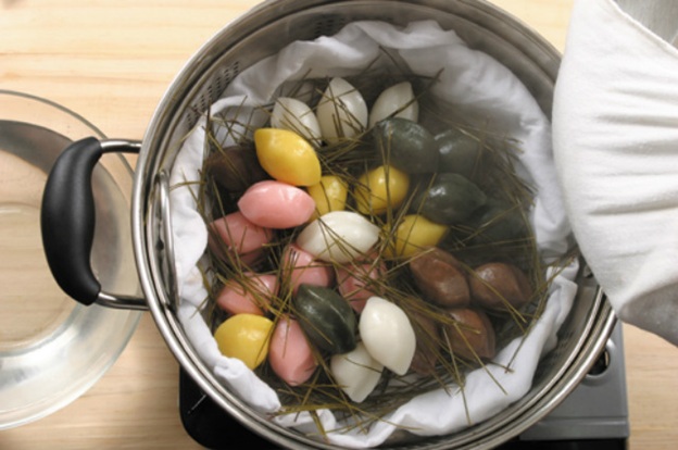 hấp bánh trung thu Hàn Quốc