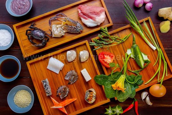 Nguyên liệu nấu lẫu của đồng