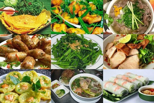 Ẩm thực Việt Nam phong phú,