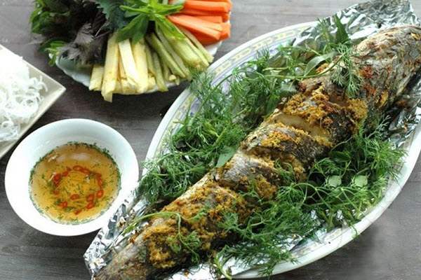 cá lóc nướng giấy bạc