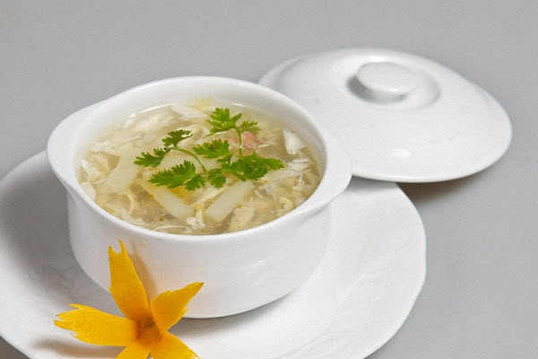 Súp măng cua chay