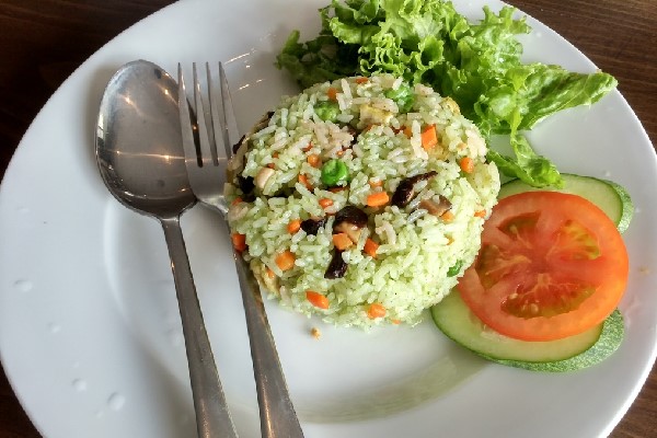 Món cơm chiên ngọc bích