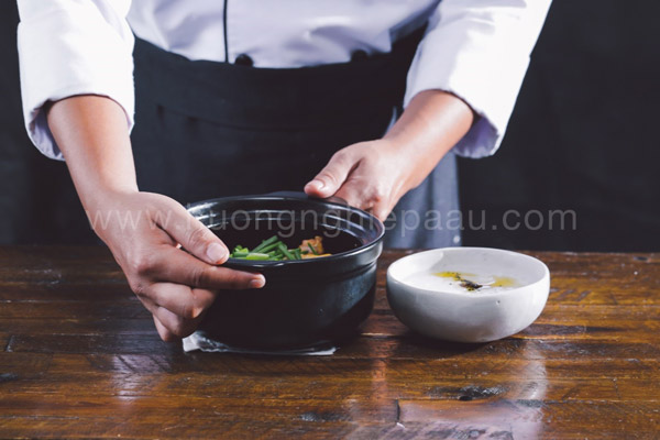 cách nấu cháo ếch Singapore