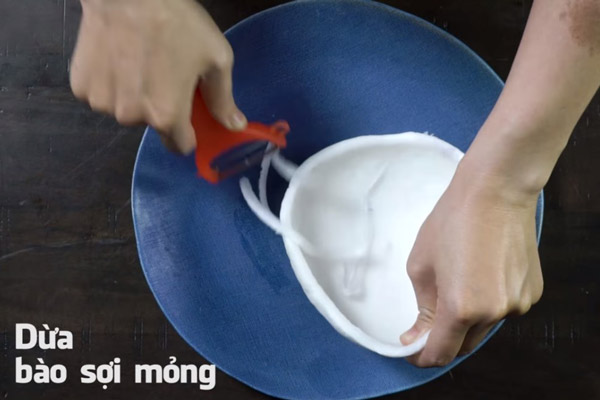 Dừa bào sợi mõng