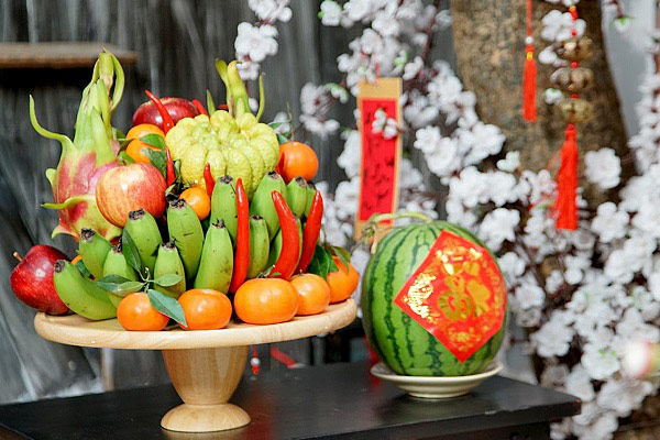 Mâm ngũ quả miền bắc