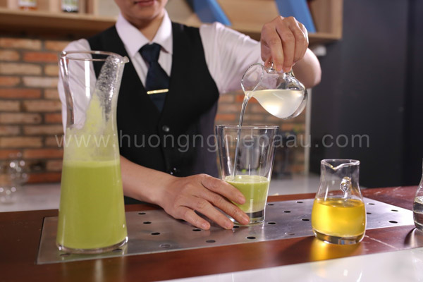 Kết hợp siro chanh và siro tắc