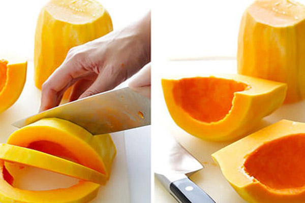 Gọt bí đỏ và rửa sạch nhựa quả