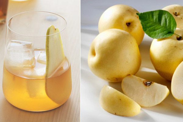 Sơ chế lê không bị đen