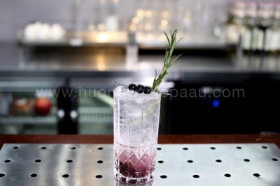 Mocktail Tropical Blueberry Rosemary