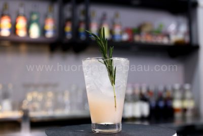 Mocktail Tropical Pomelo Rosemary