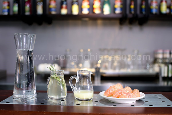 Nguyên liệu pha Mocktail Tropical Pomelo Rosemary 