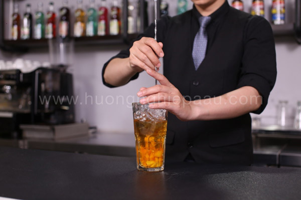 Phần trà đào thơm ngon