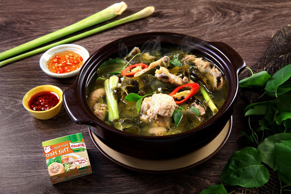 Cách nấu lẩu gà lá giang