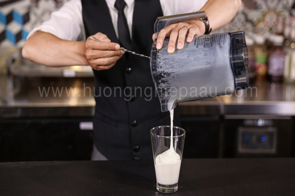 Hỗn hợp nước cốt dừa nhuyễn mịn