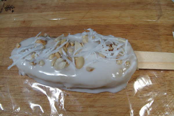 Làm kem chuối