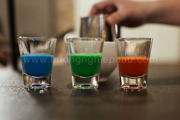 Nguyên liệu làm Rainbow Latte Art