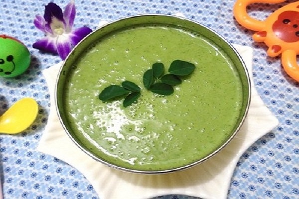 bột thịt heo và rau ngót